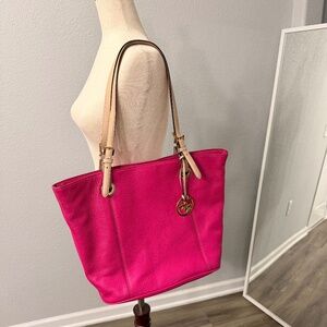 Michael Kors Pink Leather Tote